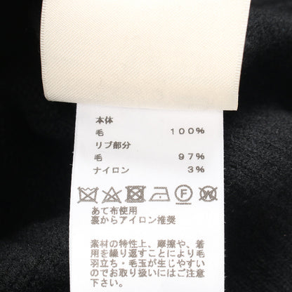 H柄 ニットワンピース 半袖 ウール ブラック エルメス ワンピース HERMES