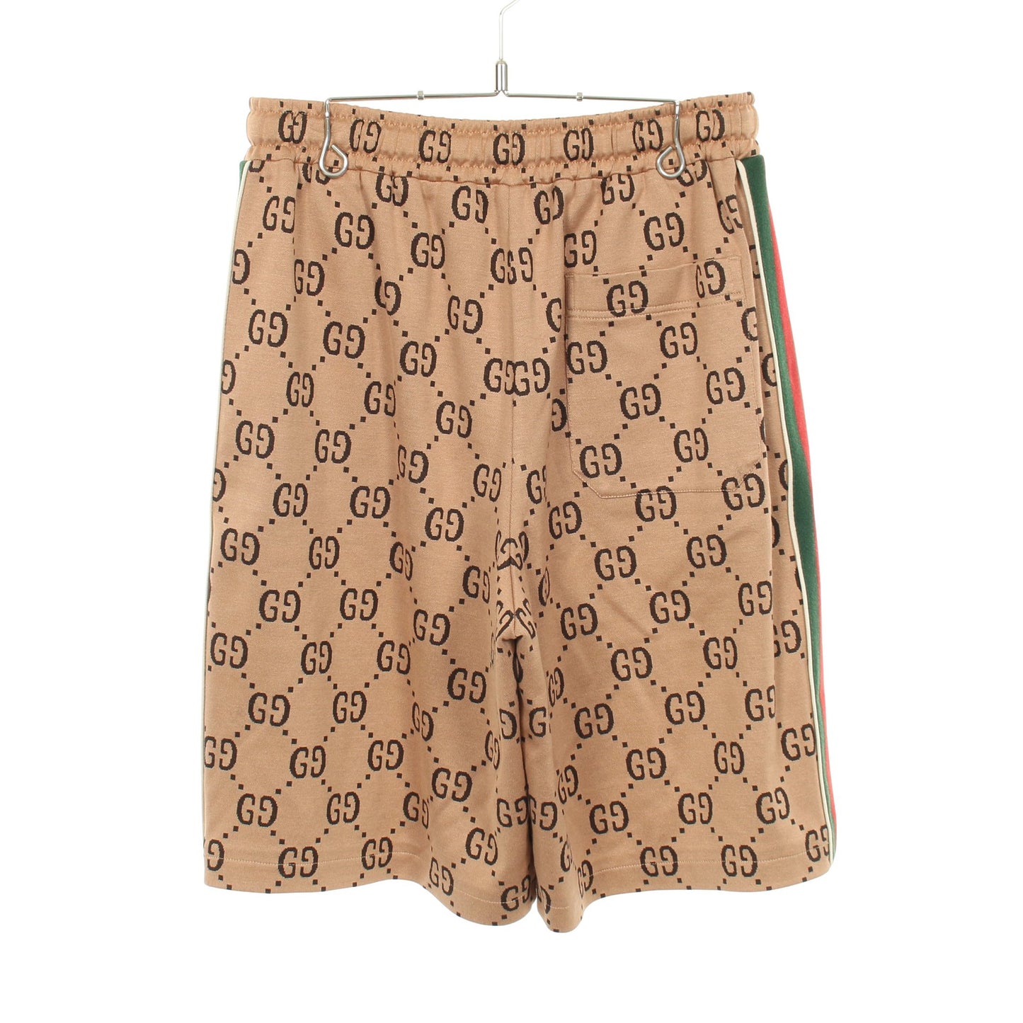 ジャンボGG パンツ コットン ライトブラウン ダークグリーン レッド グッチ ボトムス GUCCI