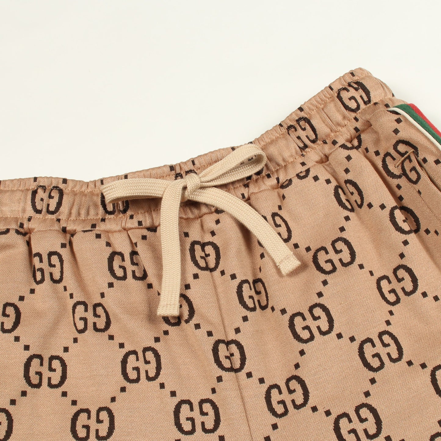 ジャンボGG パンツ コットン ライトブラウン ダークグリーン レッド グッチ ボトムス GUCCI