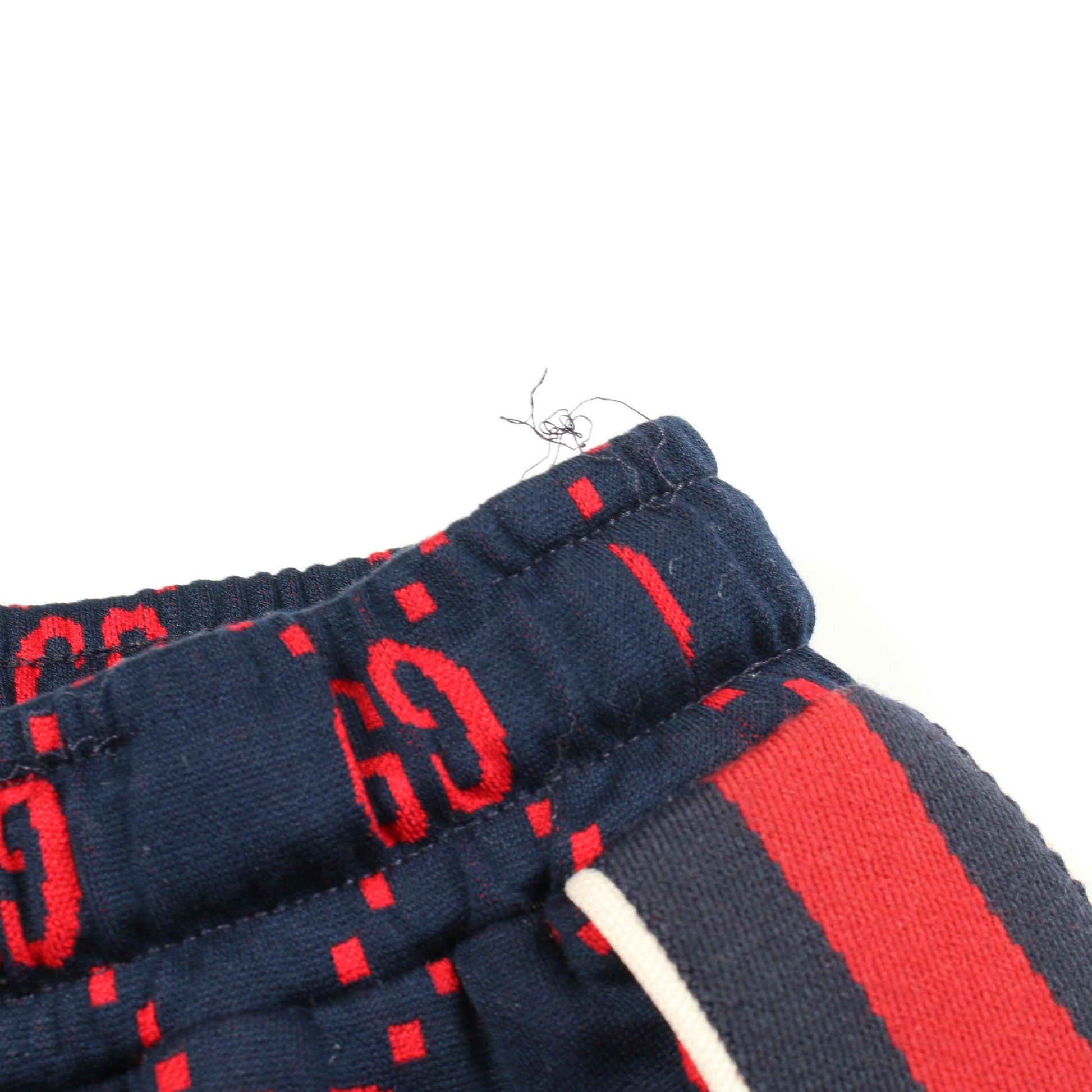 ジャンボGG パンツ コットン ネイビー レッド グッチ ボトムス GUCCI