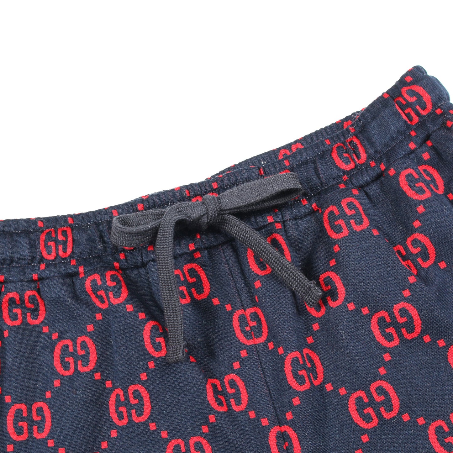 ジャンボGG パンツ コットン ネイビー レッド グッチ ボトムス GUCCI