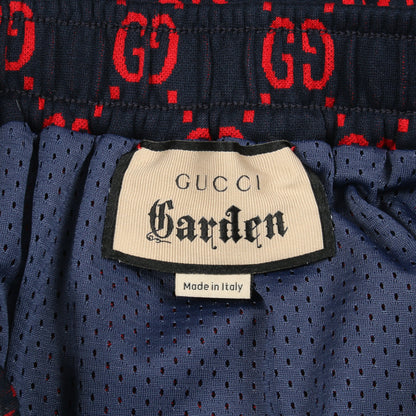 ジャンボGG パンツ コットン ネイビー レッド グッチ ボトムス GUCCI