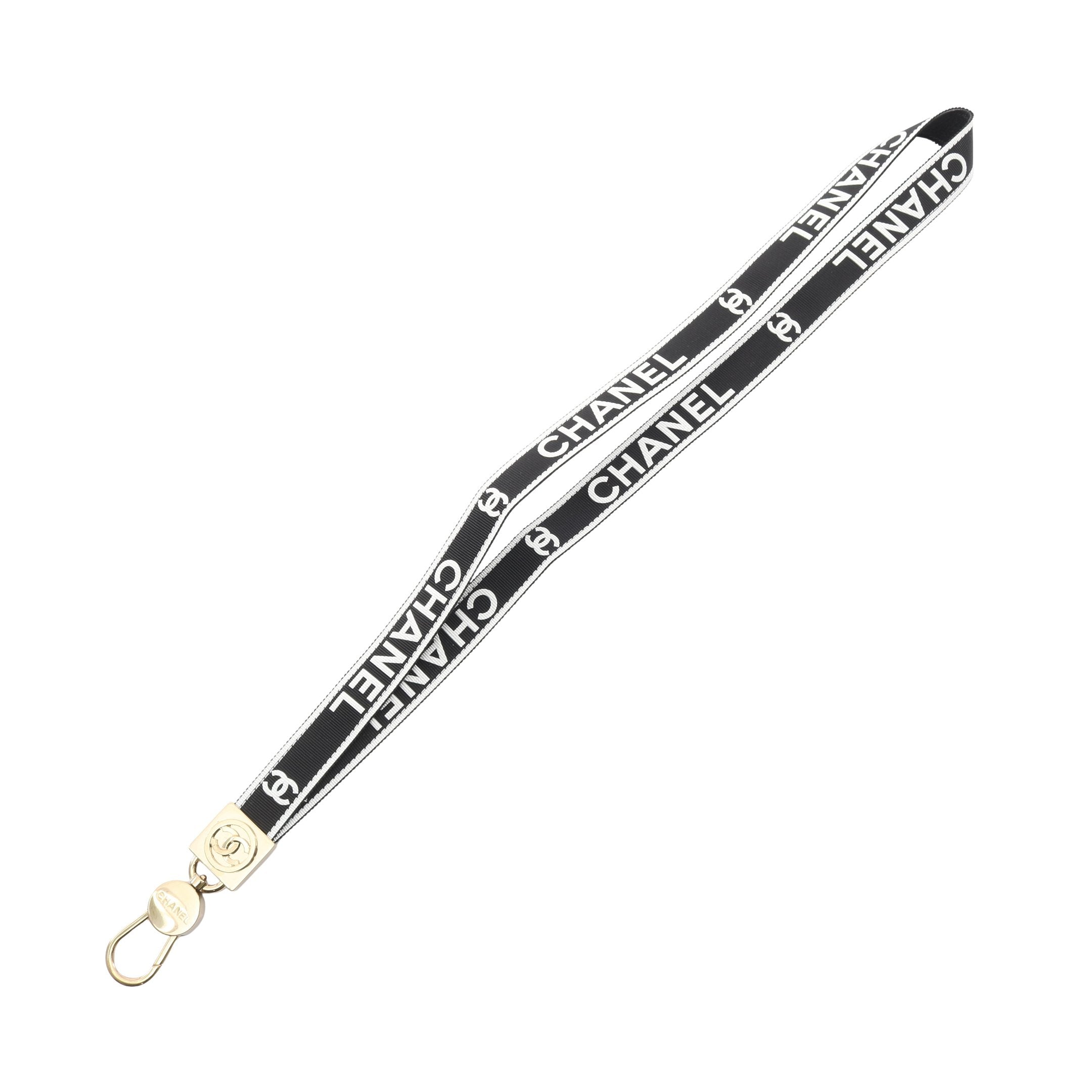 ココマーク ネックストラップ 小物 キャンバス GP ブラック ホワイト