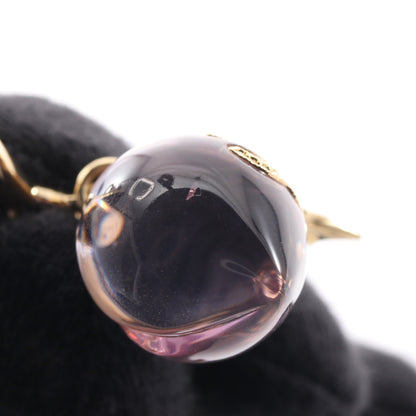 ココマーク ブローチ GP ゴールド ピンクパープル D25A シャネル アクセサリー CHANEL