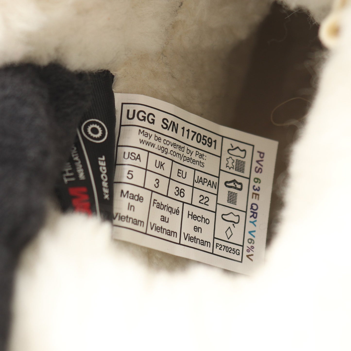 Adirondack Boots アディロンダック ブーツ レザー ファブリック オフホワイト ダークグレー アグオーストラリア シューズ UGG australia