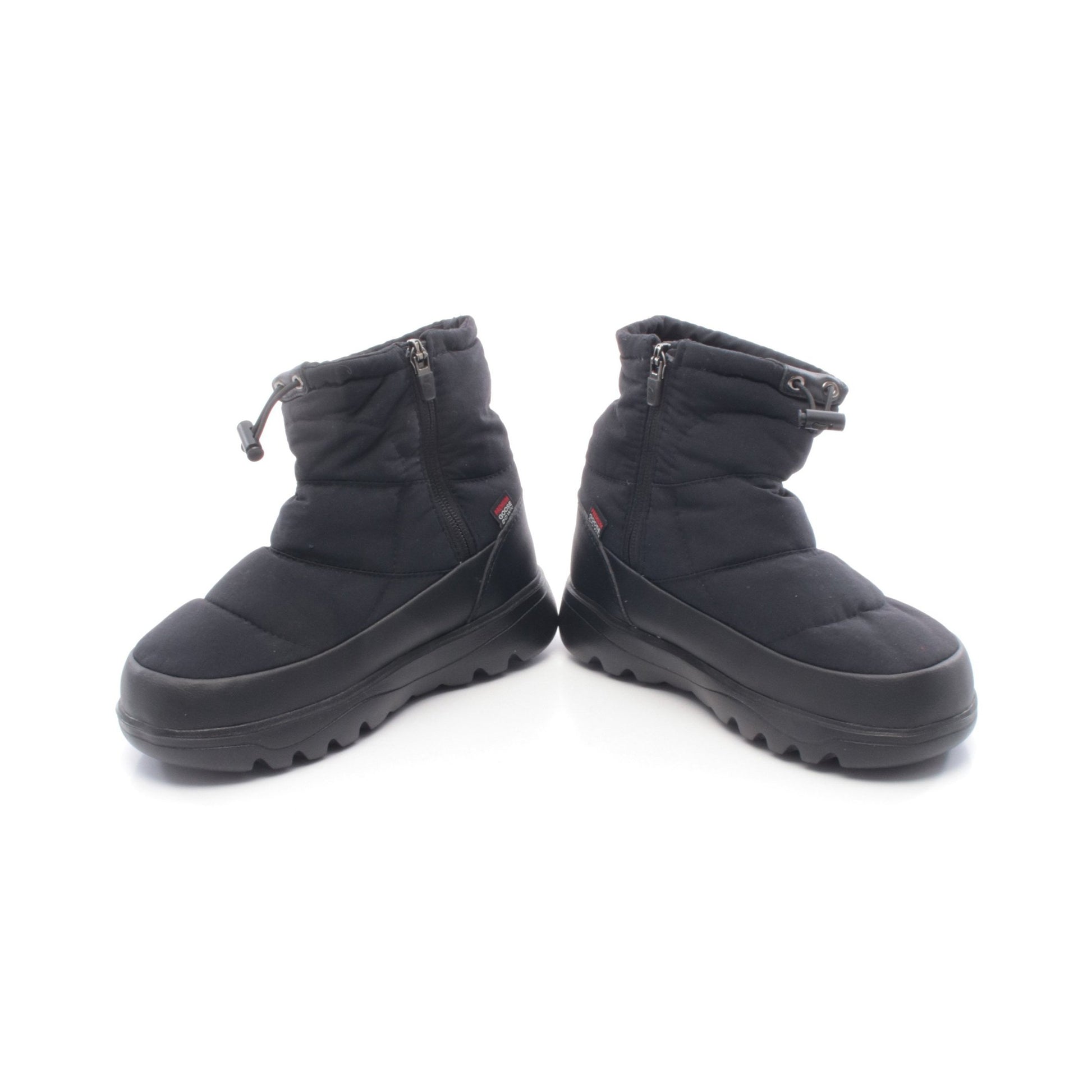 GOOSE DOWN SHORT BOOTS ブーツ ファブリック レザー ブラック ザノースフェイス ホワイトレーベル シューズ THE NORTH FACE WHITE LABEL