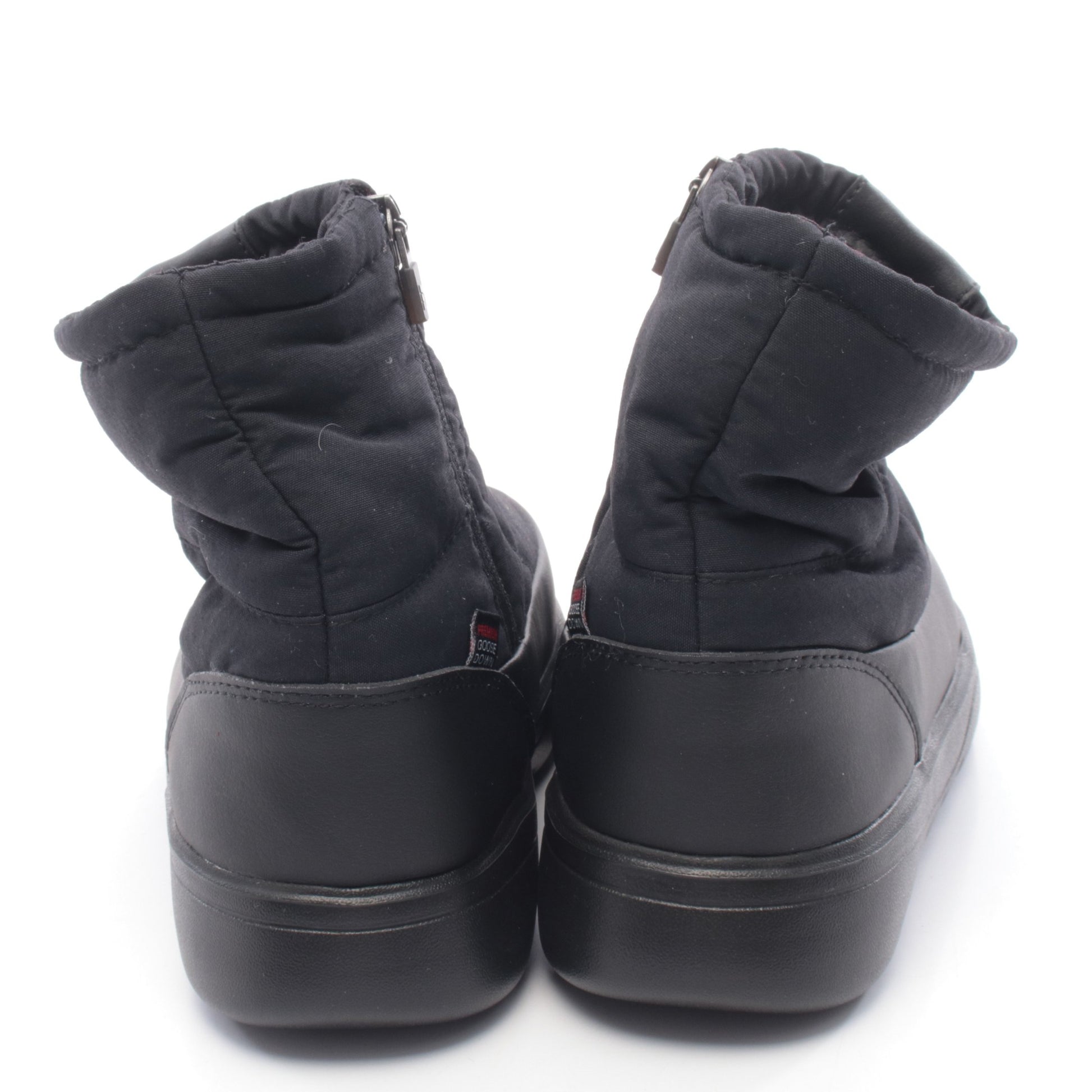 GOOSE DOWN SHORT BOOTS ブーツ ファブリック レザー ブラック ザノースフェイス ホワイトレーベル シューズ THE NORTH FACE WHITE LABEL