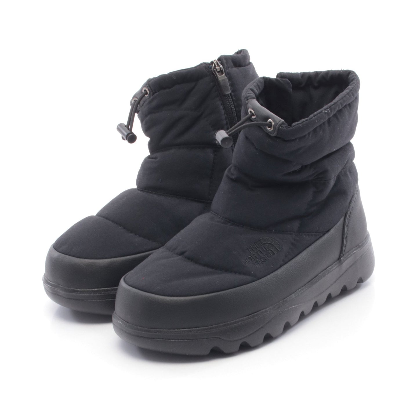 GOOSE DOWN SHORT BOOTS ブーツ ファブリック レザー ブラック ザノースフェイス ホワイトレーベル シューズ THE NORTH FACE WHITE LABEL