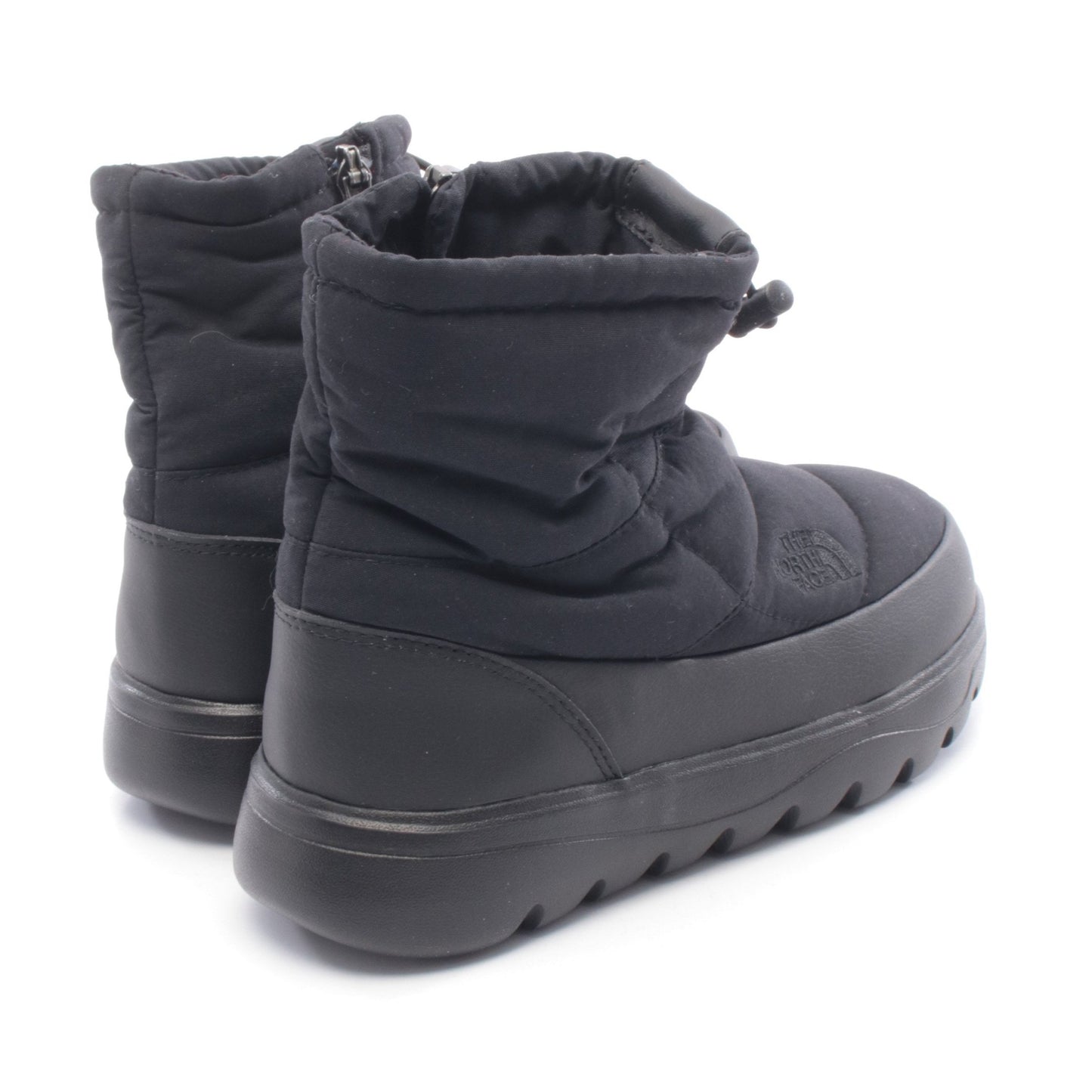 GOOSE DOWN SHORT BOOTS ブーツ ファブリック レザー ブラック ザノースフェイス ホワイトレーベル シューズ THE NORTH FACE WHITE LABEL