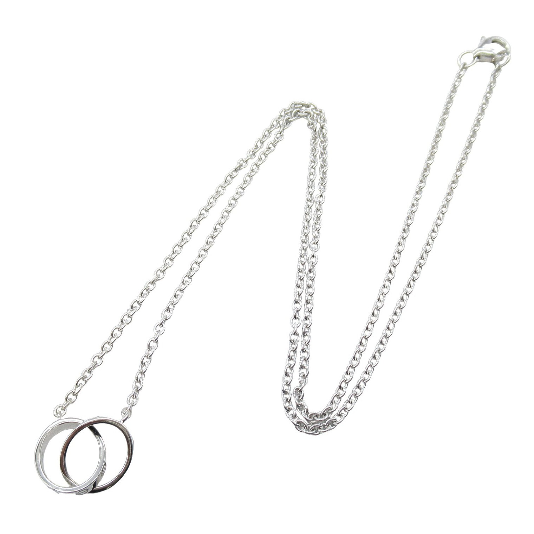 ベビーラブ ネックレス ネックレス K18WG ホワイトゴールド カルティエ