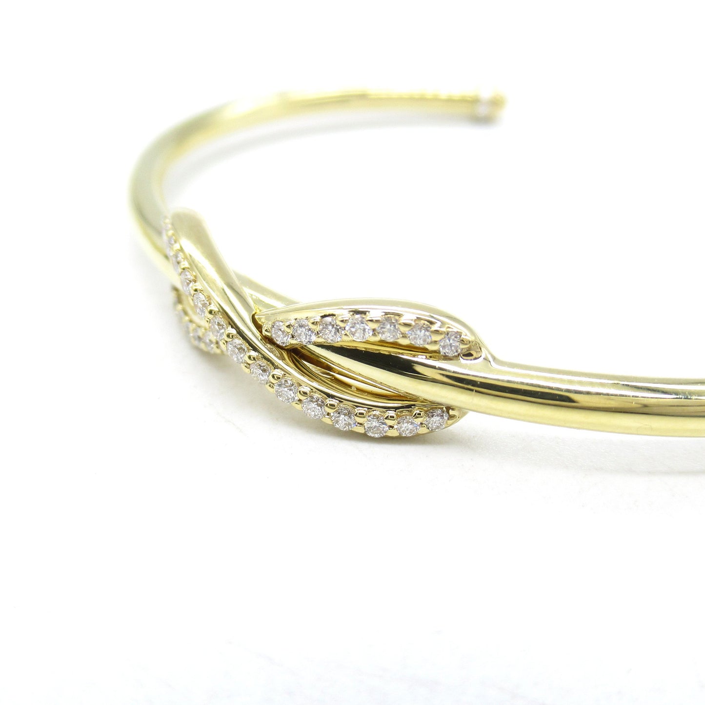 インフィニティ ダイヤ カフ バングル バングル K18YG ダイヤモンド イエローゴールド クリア ティファニー アクセサリー TIFFANY & Co.