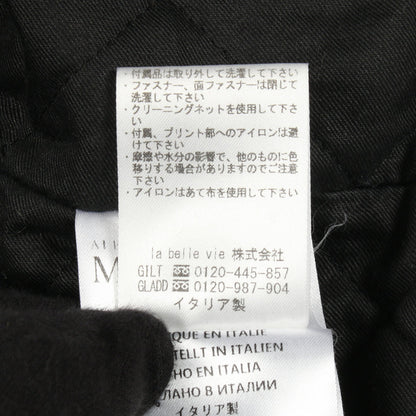 ボンバージャケット チェック コットン ブラック レッド 切替 中綿 アレキサンダーマックイーン アウター ALEXANDER MCQUEEN