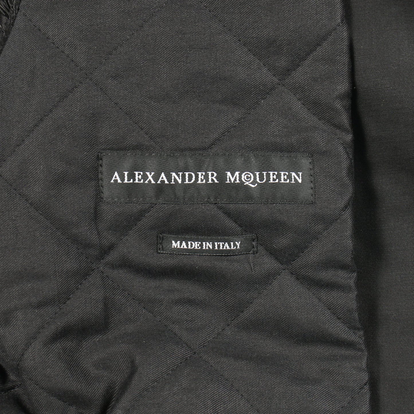 ボンバージャケット チェック コットン ブラック レッド 切替 中綿 アレキサンダーマックイーン アウター ALEXANDER MCQUEEN