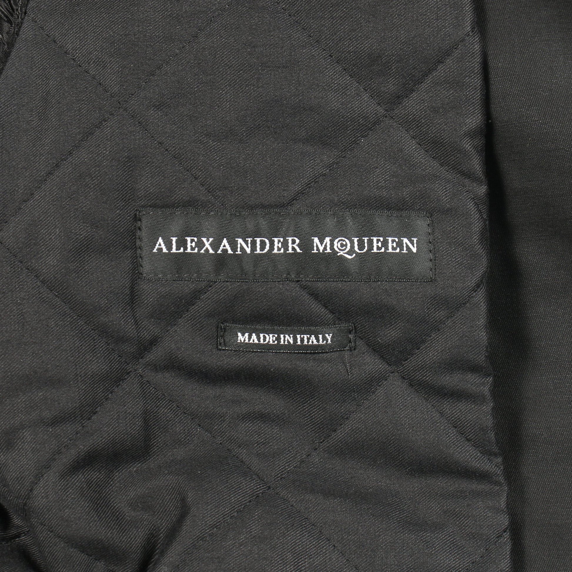 ボンバージャケット チェック コットン ブラック レッド 切替 中綿 アレキサンダーマックイーン アウター ALEXANDER MCQUEEN
