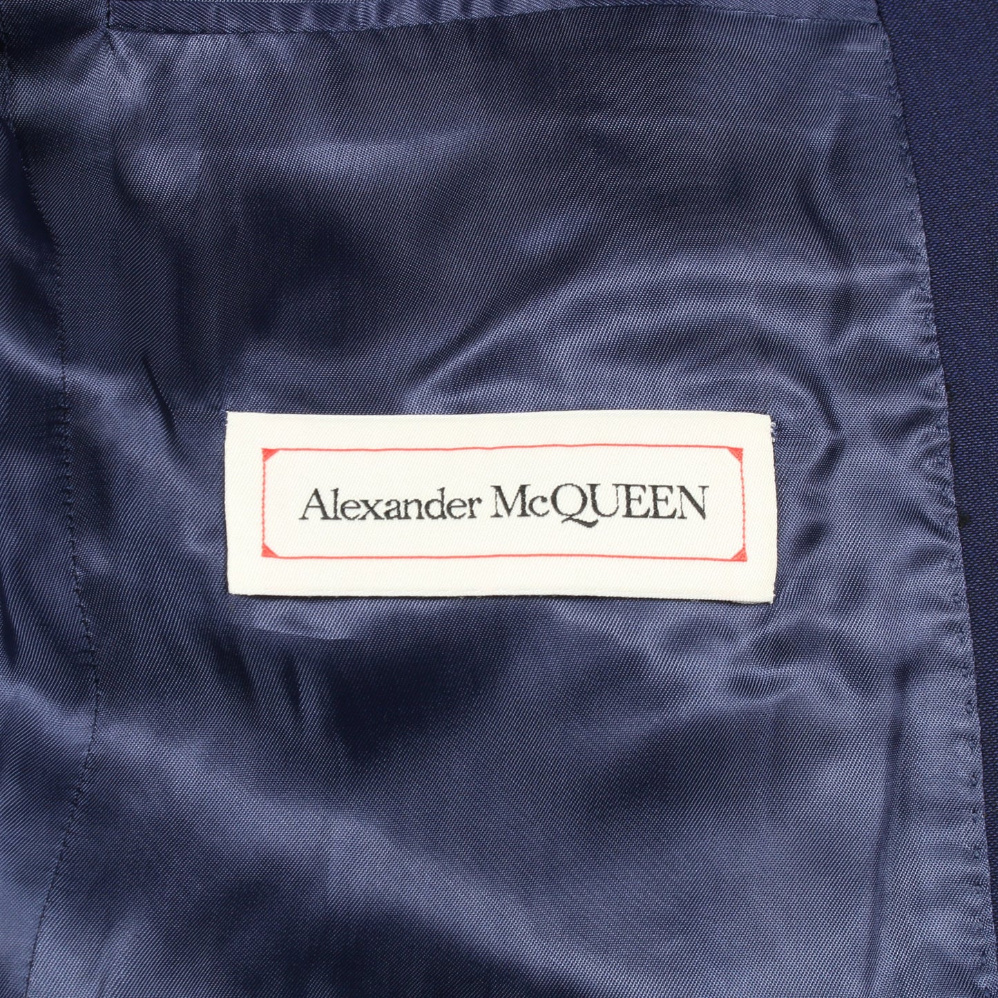 テーラードジャケット ウール モヘヤ ブルー アレキサンダーマックイーン アウター ALEXANDER MCQUEEN