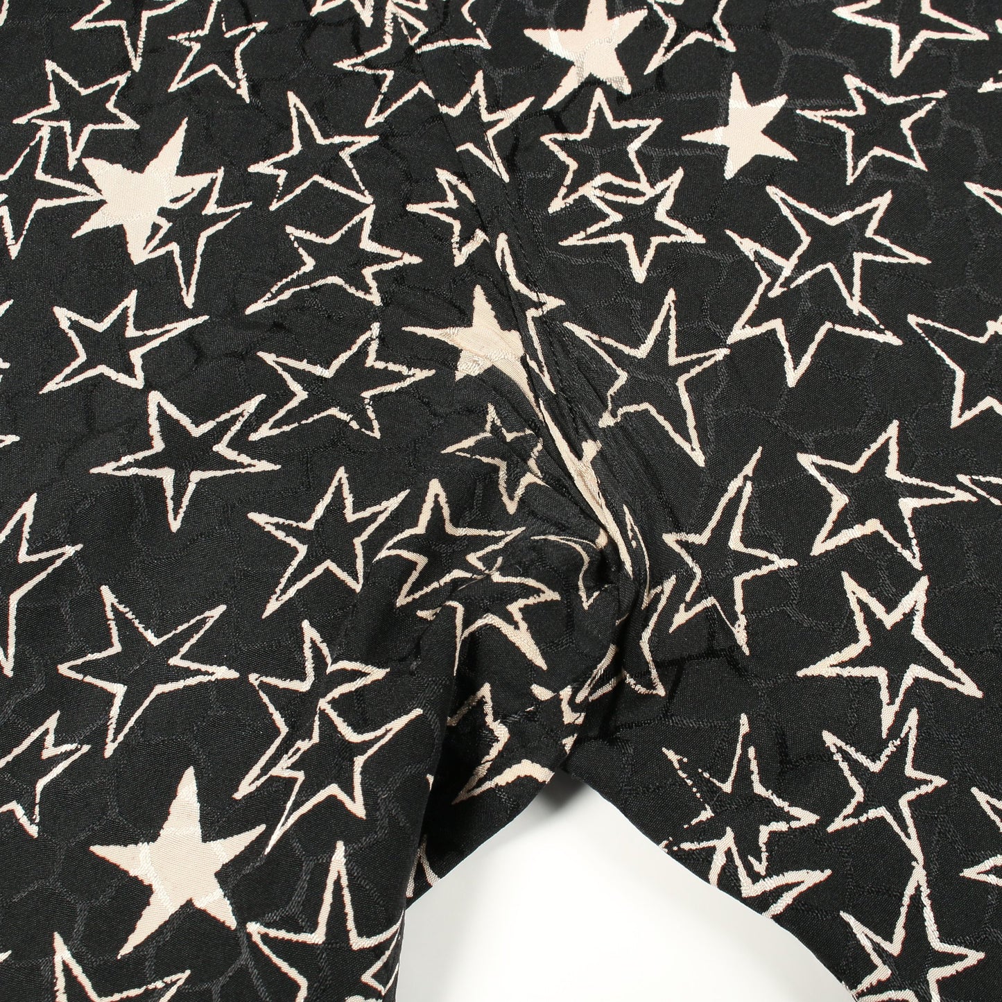 スター シャツ 長袖 シルク ブラック アイボリー サンローランパリ トップス SAINT LAURENT PARIS