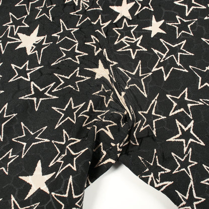 スター シャツ 長袖 シルク ブラック アイボリー サンローランパリ トップス SAINT LAURENT PARIS