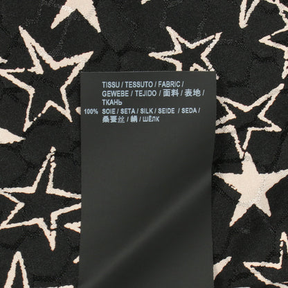 スター シャツ 長袖 シルク ブラック アイボリー サンローランパリ トップス SAINT LAURENT PARIS