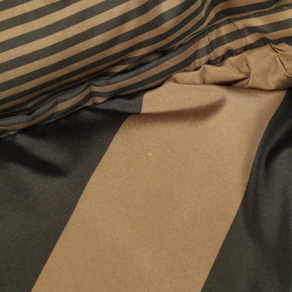 FFロゴ ダウンジャケット カーキグリーン ブラック リバーシブル フェンディ