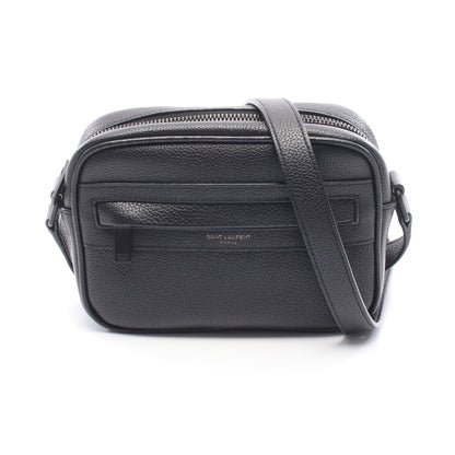 キャンプ スモール カメラバッグ ショルダーバッグ レザー ブラック サンローランパリ バッグ SAINT LAURENT PARIS