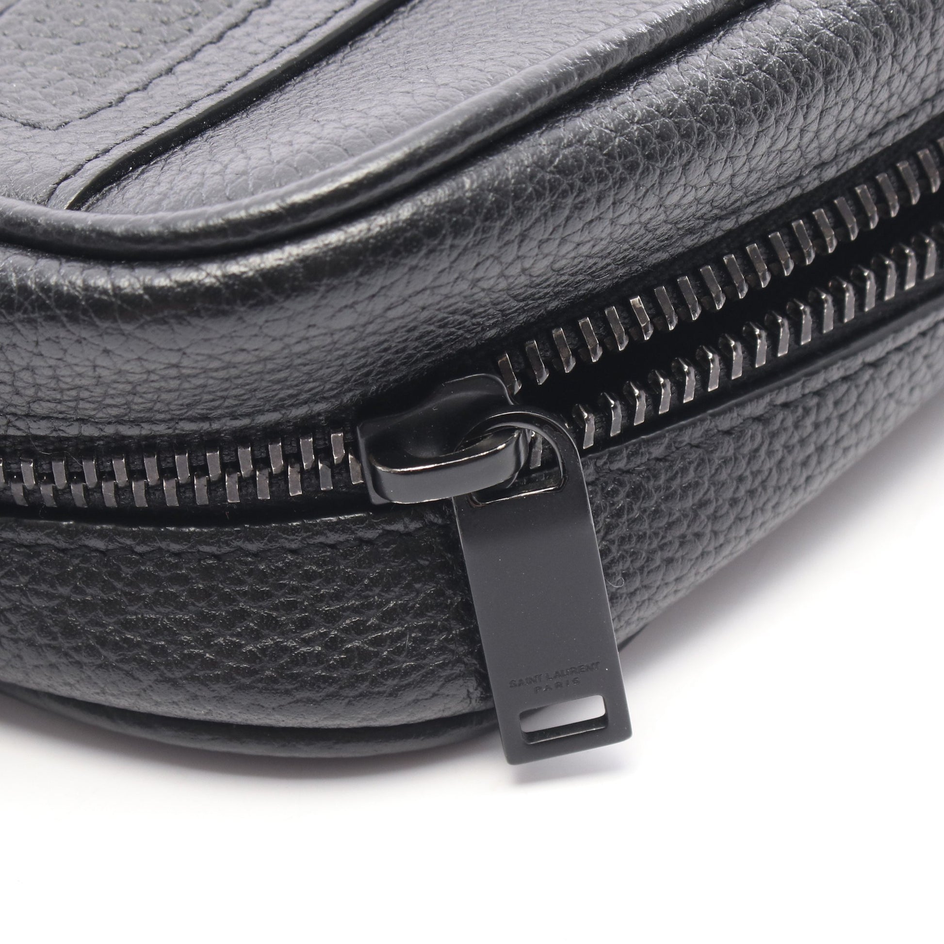 キャンプ スモール カメラバッグ ショルダーバッグ レザー ブラック サンローランパリ バッグ SAINT LAURENT PARIS