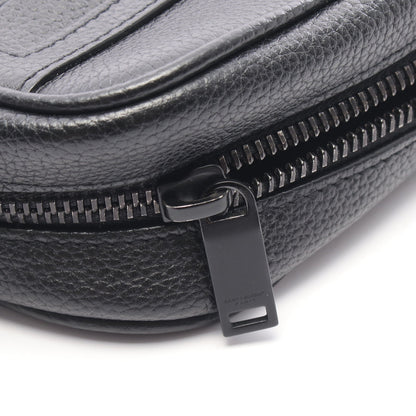キャンプ スモール カメラバッグ ショルダーバッグ レザー ブラック サンローランパリ バッグ SAINT LAURENT PARIS