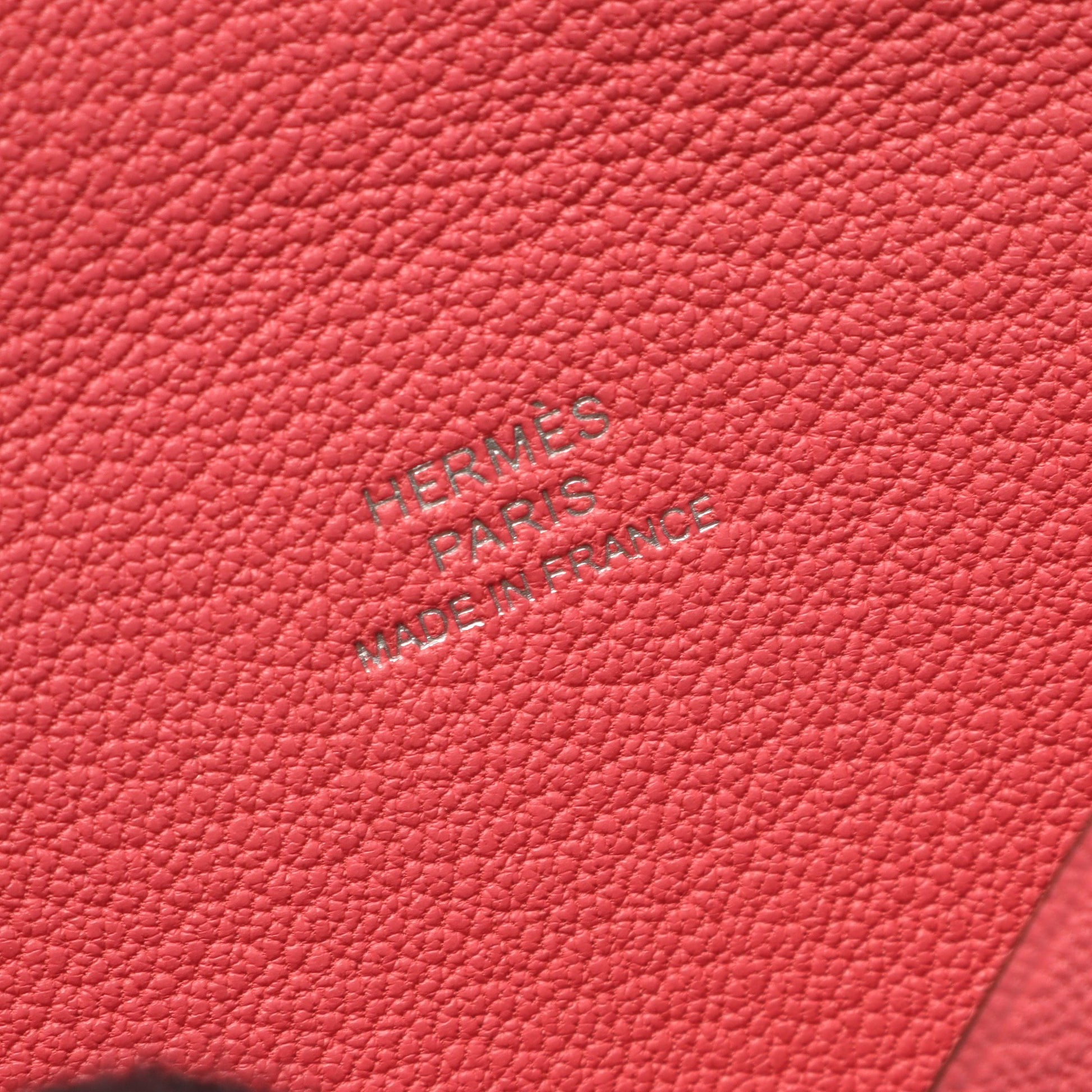 カルヴィ ローズアザレ コインケース シェーブル ピンク シルバー金具 W刻印 エルメス 財布・小物 HERMES