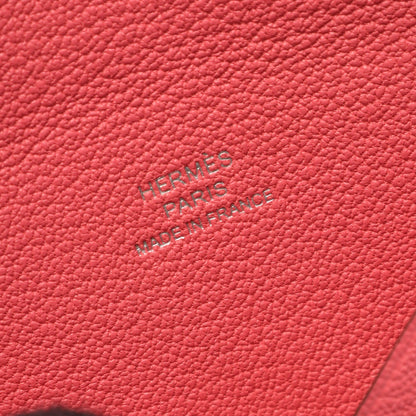 カルヴィ ローズアザレ コインケース シェーブル ピンク シルバー金具 W刻印 エルメス 財布・小物 HERMES