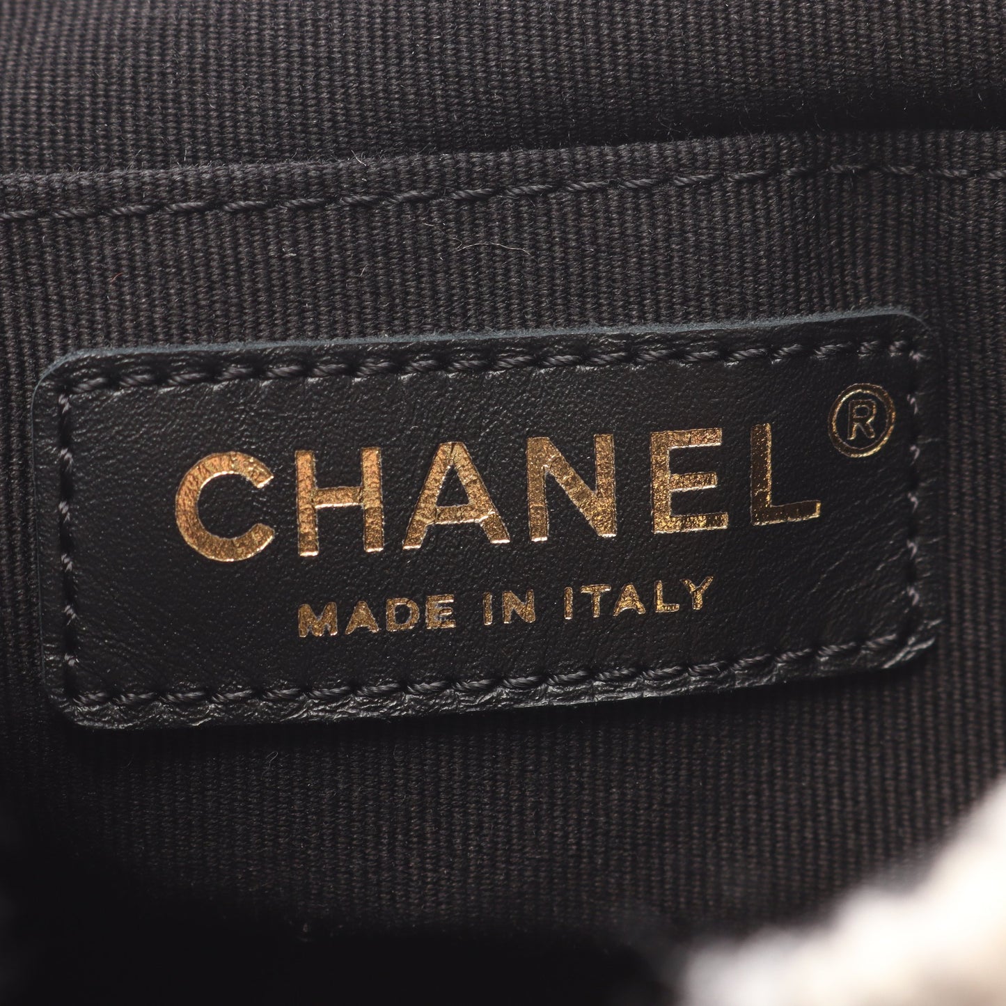 ココマーク バックパック リュックサック ツイード オフホワイト ブラック ゴールド金具 シャネル バッグ CHANEL
