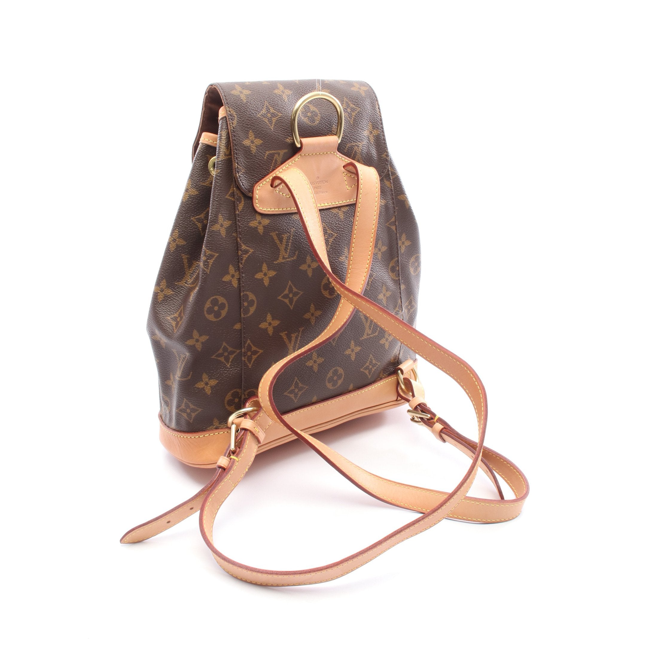 モンスリMM モノグラム バックパック リュックサック PVC レザー