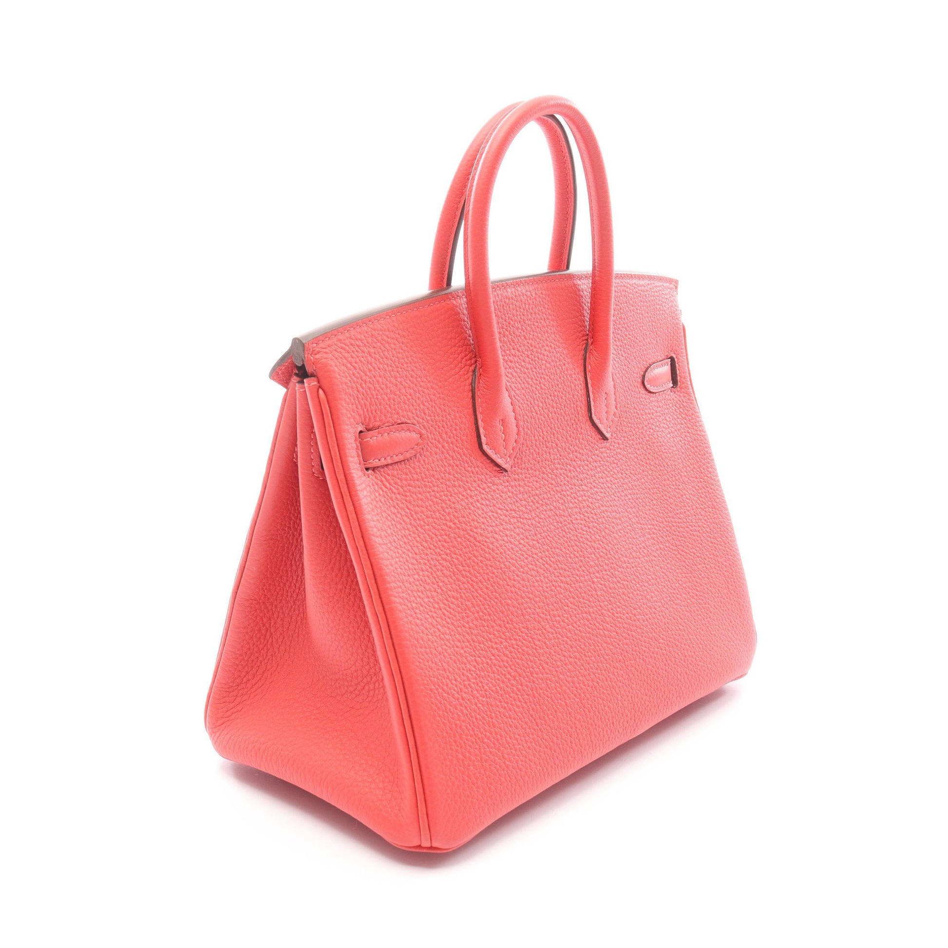 バーキン25 ルージュピヴォワンヌ ハンドバッグ トゴ レッド ゴールド金具 T刻印 エルメス バッグ HERMES