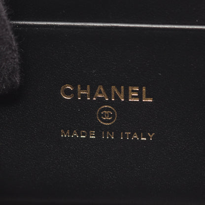 マトラッセ スモールバニティバッグ ハンドバッグ キャビアスキン ブラック ゴールド金具 2WAY シャネル バッグ CHANEL