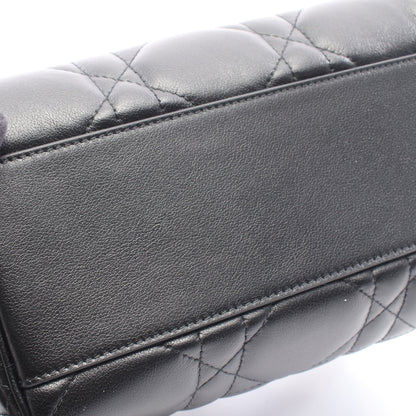 グルーヴ 20 マクロカナージュ ハンドバッグ レザー ブラック 2WAY クリスチャンディオール バッグ Christian Dior