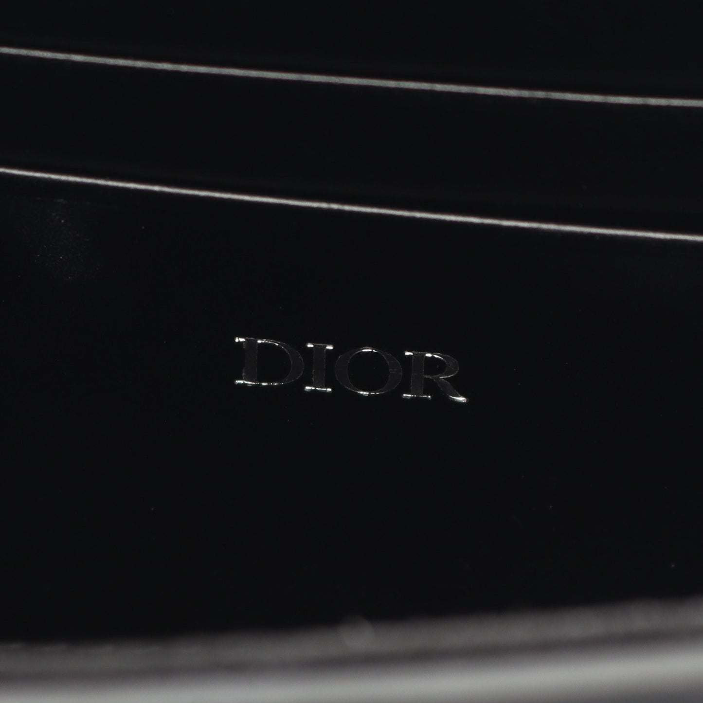 DIOR CHARM カナージュ ショルダーバッグ レザー ブラック クリスチャンディオール バッグ Christian Dior