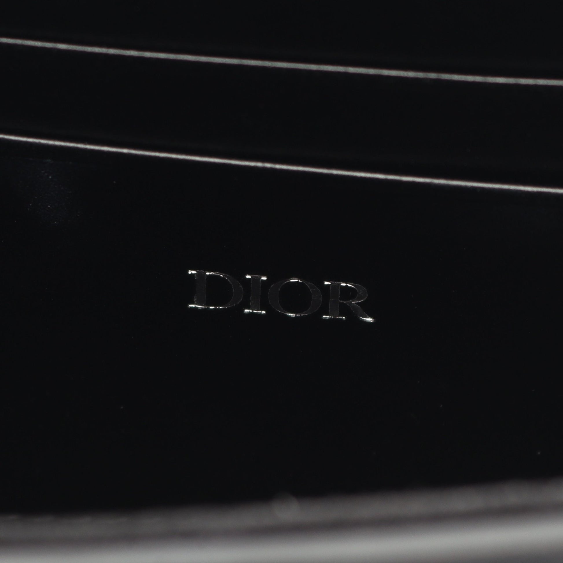 DIOR CHARM カナージュ ショルダーバッグ レザー ブラック クリスチャンディオール バッグ Christian Dior
