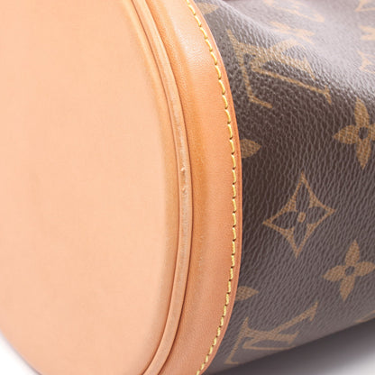 ダッフルバッグ モノグラム ハンドバッグ PVC レザー ブラウン 2WAY ルイヴィトン バッグ LOUIS VUITTON