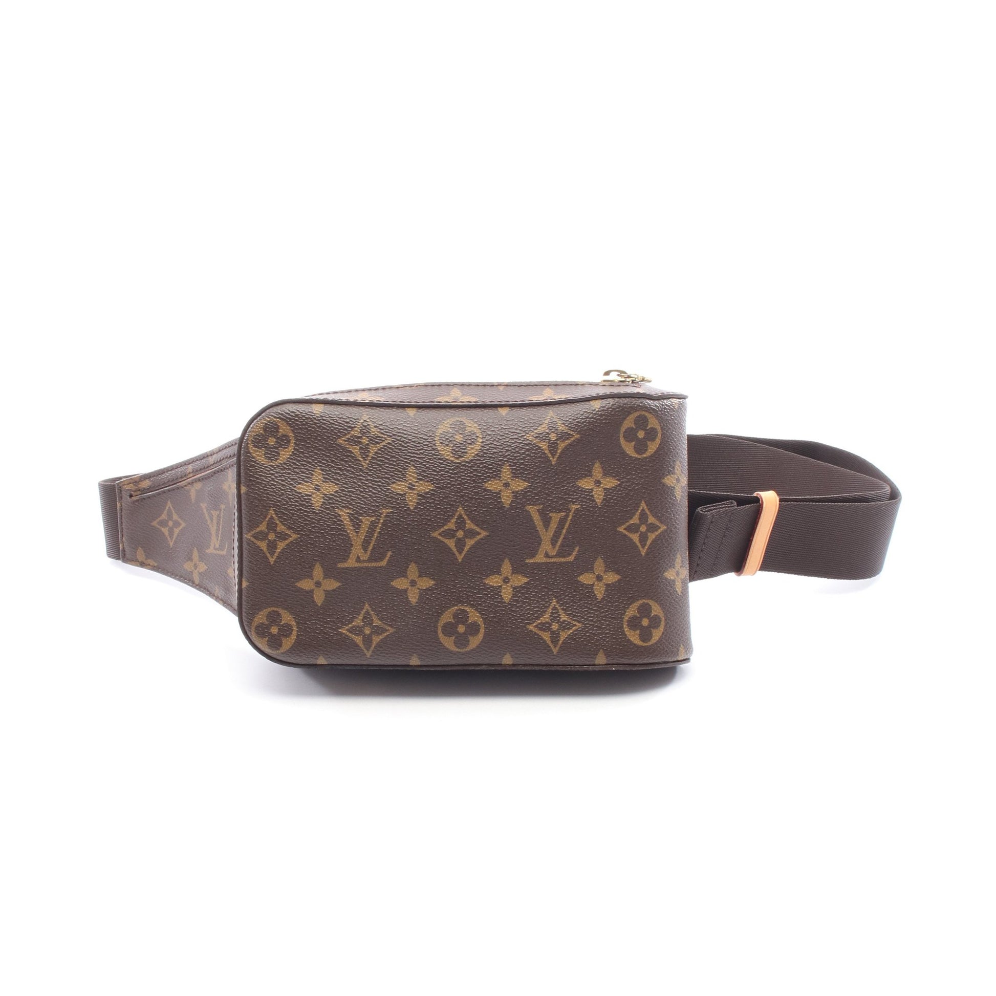 ジェロニモス モノグラム ボディバッグ PVC ブラウン ルイヴィトン バッグ LOUIS VUITTON