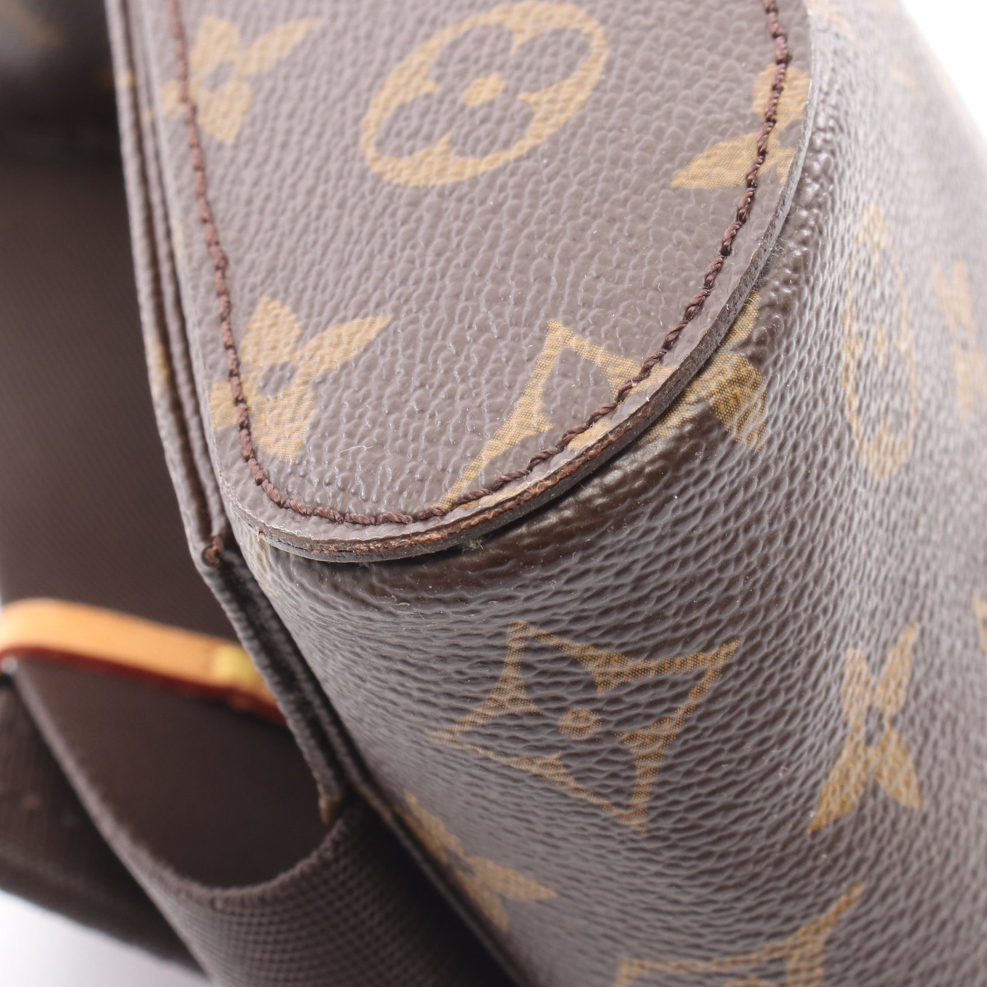 ジェロニモス モノグラム ボディバッグ PVC ブラウン ルイヴィトン バッグ LOUIS VUITTON