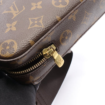 ジェロニモス モノグラム ボディバッグ PVC ブラウン ルイヴィトン バッグ LOUIS VUITTON