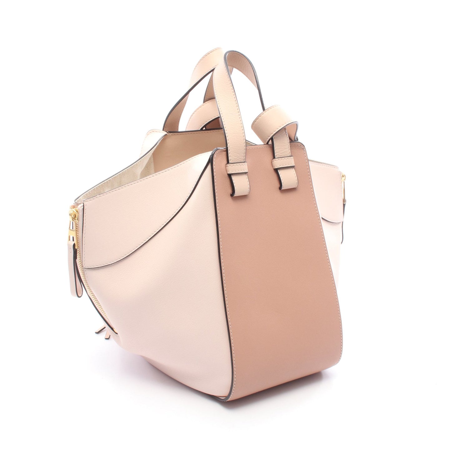 HAMMOCK SMALL ハンモック スモール ハンドバッグ レザー ピンクベージュ ライトピンク 2WAY ロエベ バッグ LOEWE