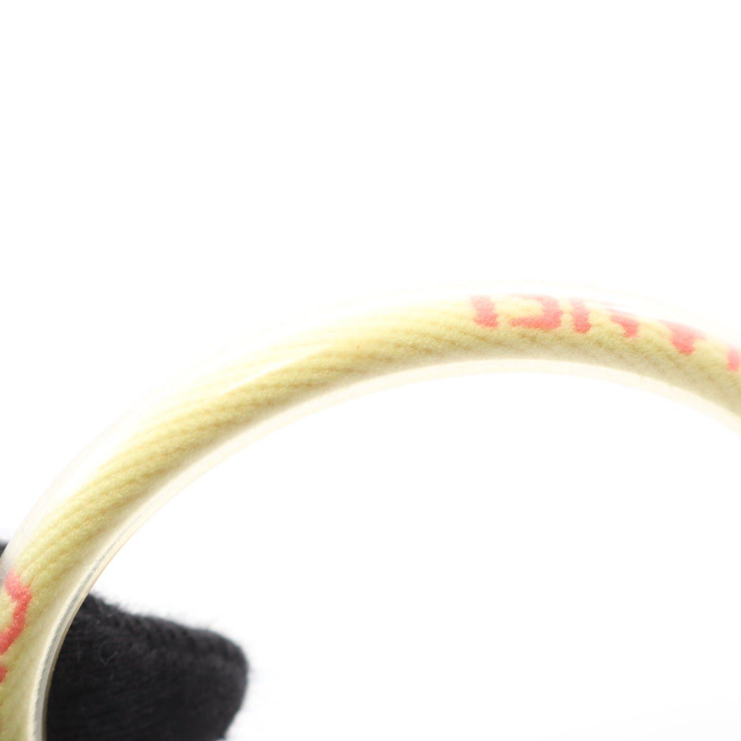 スポーツライン ロゴ チューブバングル ブレスレット ラバー イエロー 00T シャネル アクセサリー CHANEL