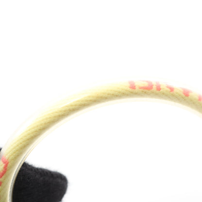 スポーツライン ロゴ チューブバングル ブレスレット ラバー イエロー 00T シャネル アクセサリー CHANEL