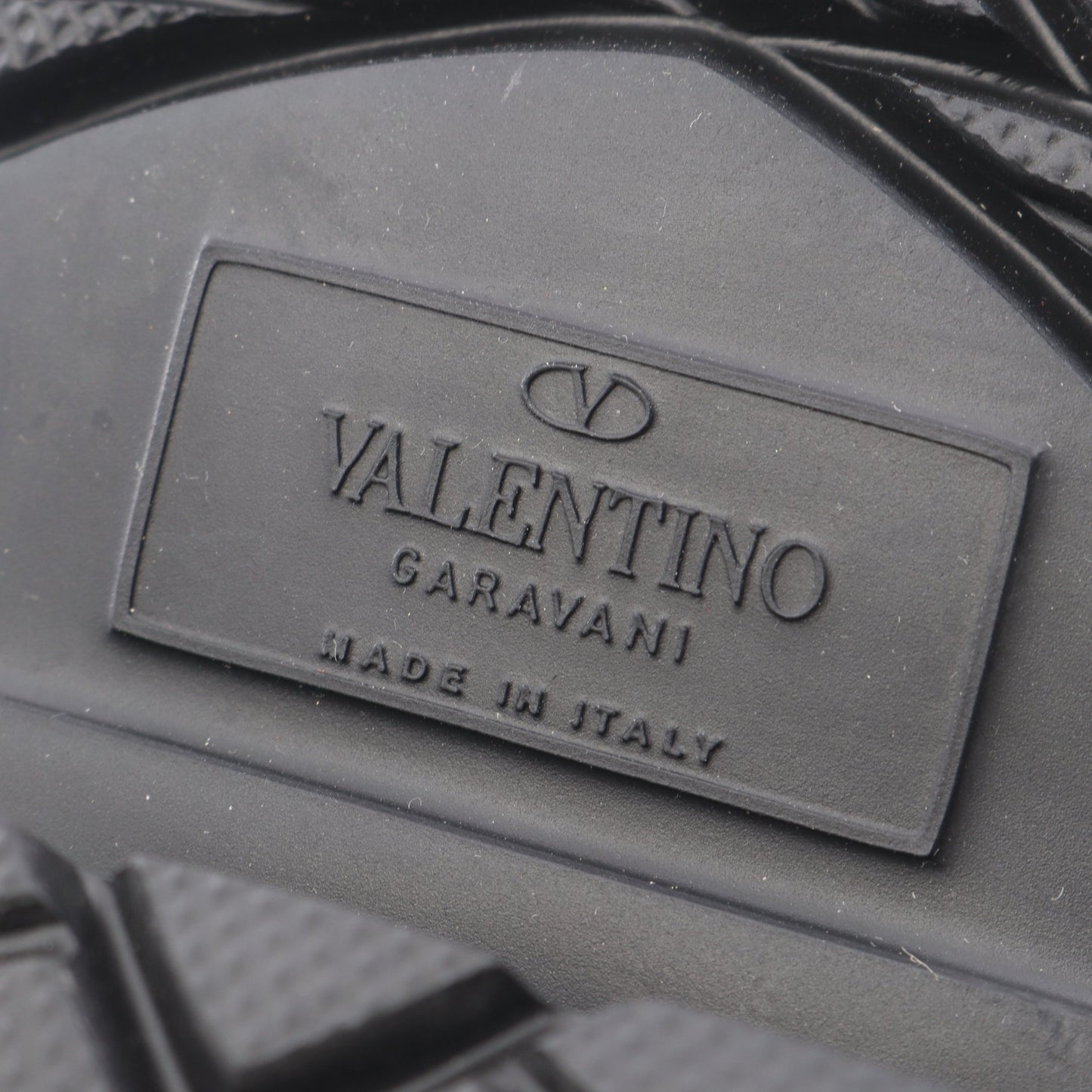 ローマンスタッズ アンクル ブーツ レザー ブラック ヴァレンティノガラヴァーニ シューズ VALENTINO GARAVANI