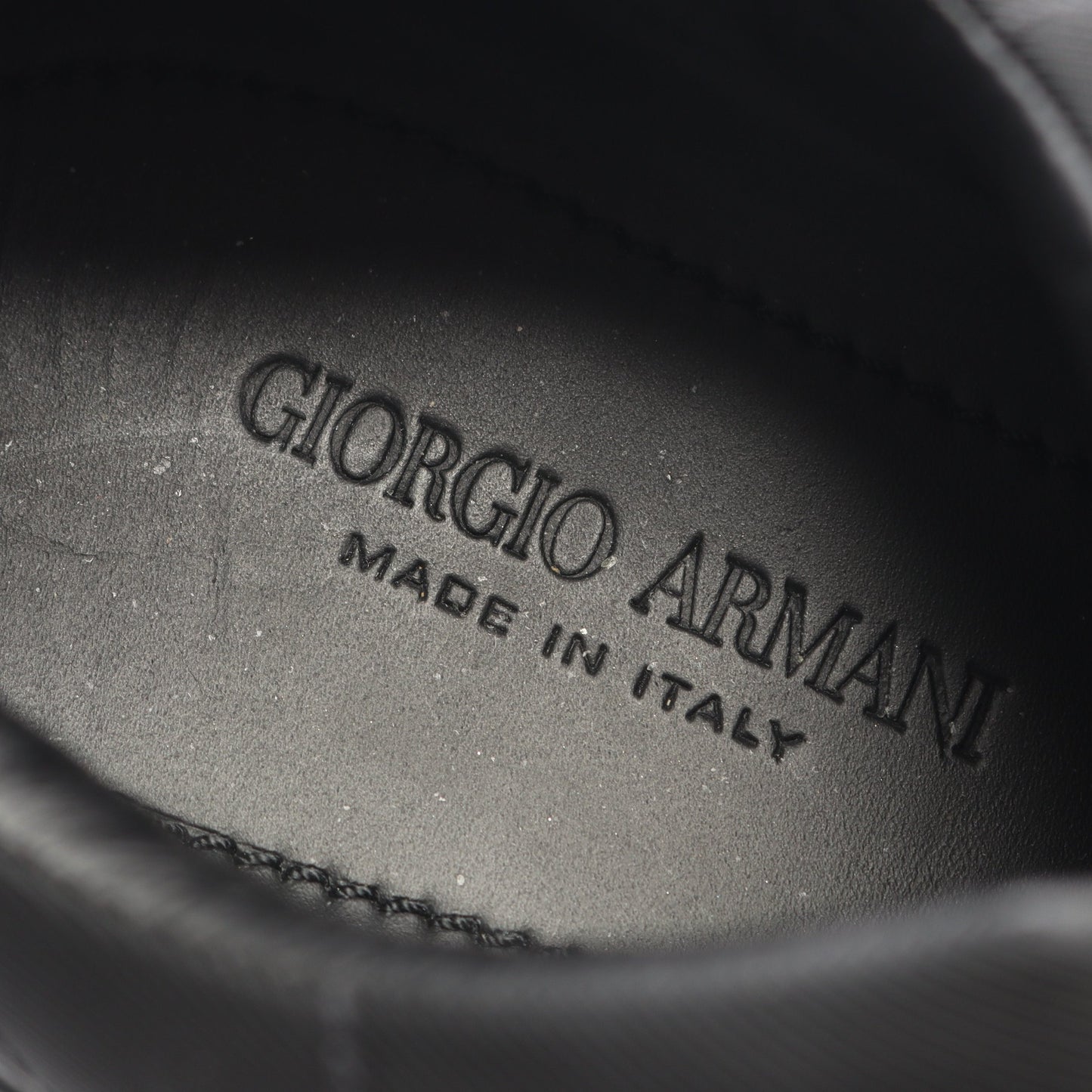 スニーカー ファブリック レザー ブラック ボルドー ジョルジオアルマーニ シューズ GIORGIO ARMANI