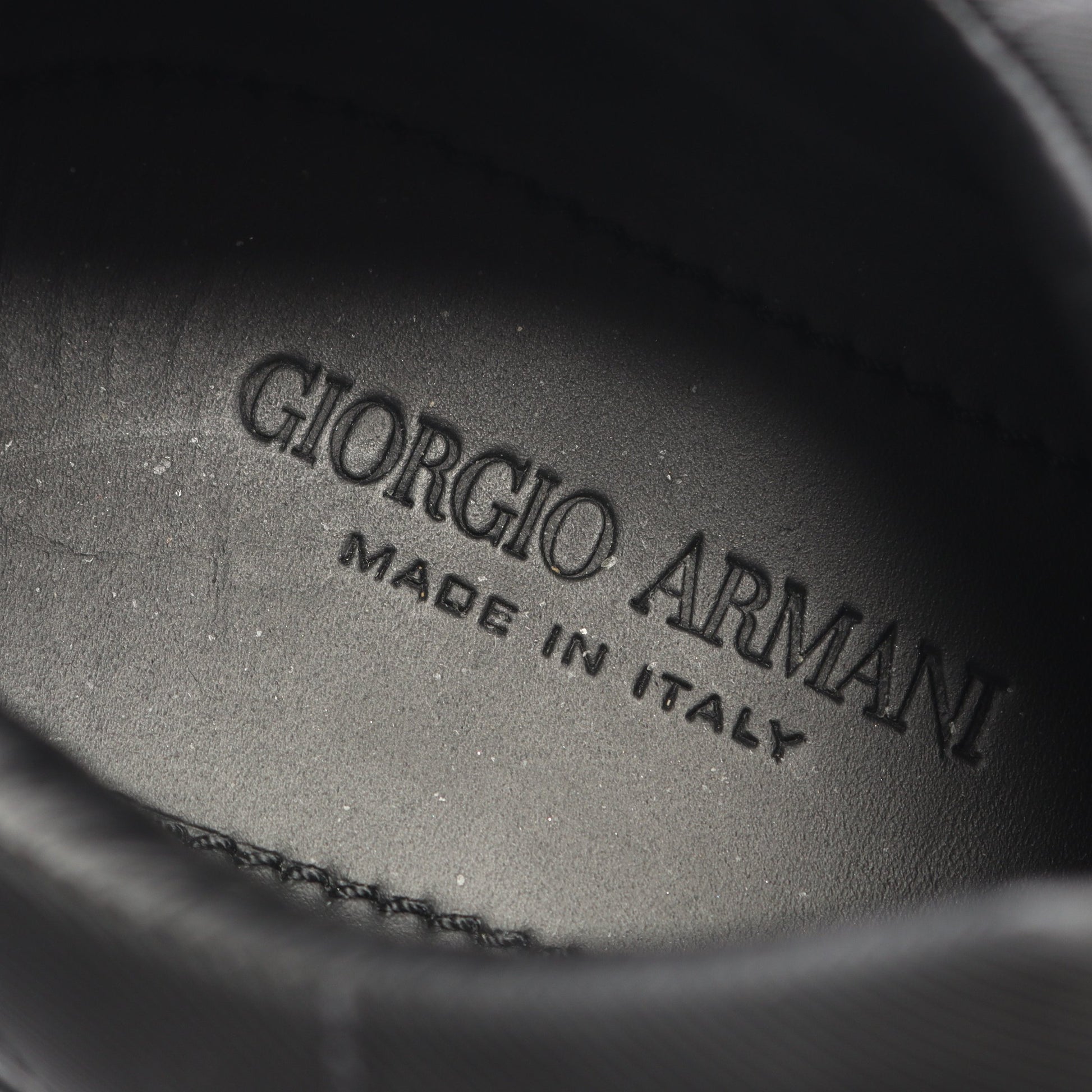 スニーカー ファブリック レザー ブラック ボルドー ジョルジオアルマーニ シューズ GIORGIO ARMANI