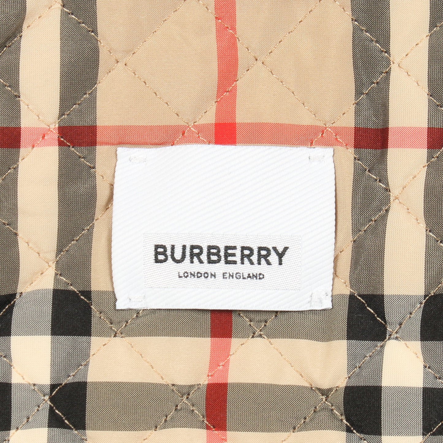 AUSTREL ボア ジャケット 刺繍 ウール ホワイト フード付き バーバリー アウター BURBERRY