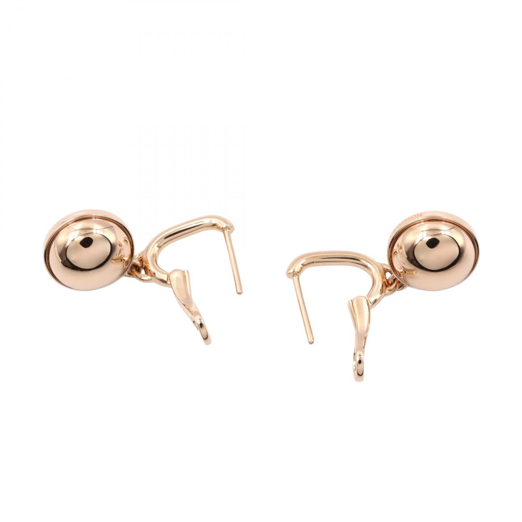 ダイヤ ブックル ドレイユ Bブロッサム ピアス ピアス K18PG ダイヤモンド ピンクゴールド クリア ルイヴィトン アクセサリー LOUIS VUITTON
