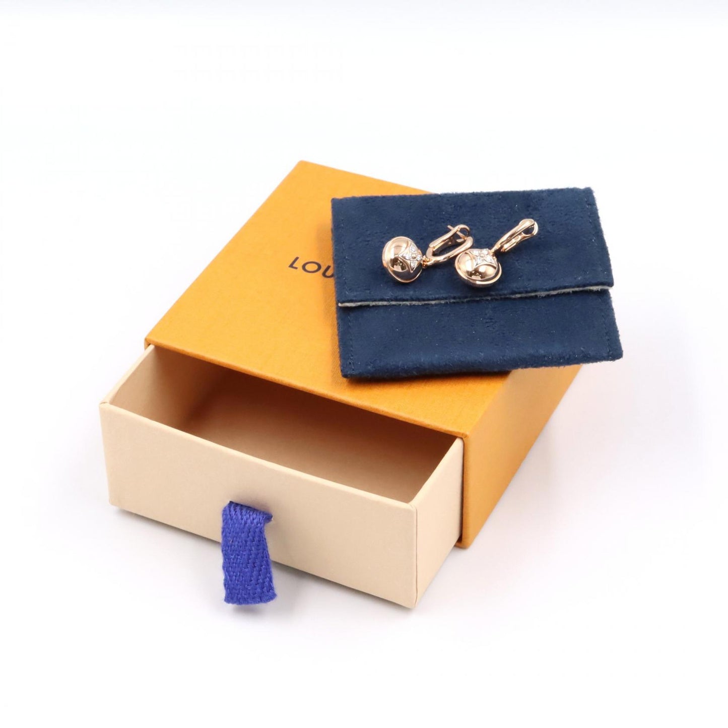 ダイヤ ブックル ドレイユ Bブロッサム ピアス ピアス K18PG ダイヤモンド ピンクゴールド クリア ルイヴィトン アクセサリー LOUIS VUITTON