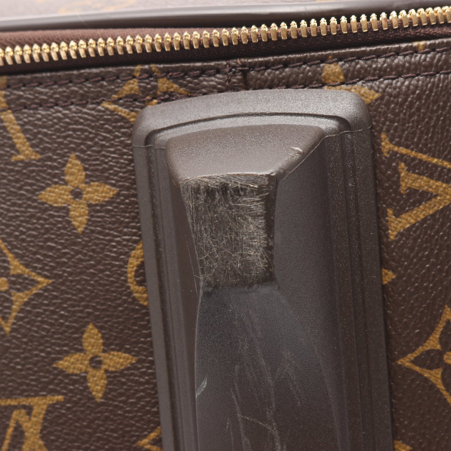 トロリー50 ボスフォール キャリーバッグ キャリーケース スーツケース PVC レザー ブラウン ルイヴィトン バッグ LOUIS VUITTON