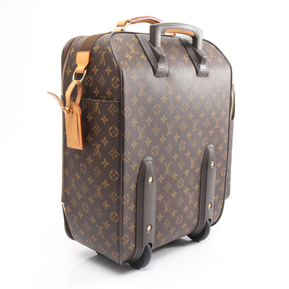 トロリー50 ボスフォール キャリーバッグ キャリーケース スーツケース PVC レザー ブラウン ルイヴィトン バッグ LOUIS VUITTON
